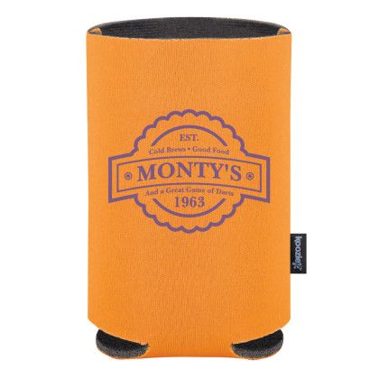 Custom Collapsible KOOZIE Can Kooler - Bright Orange