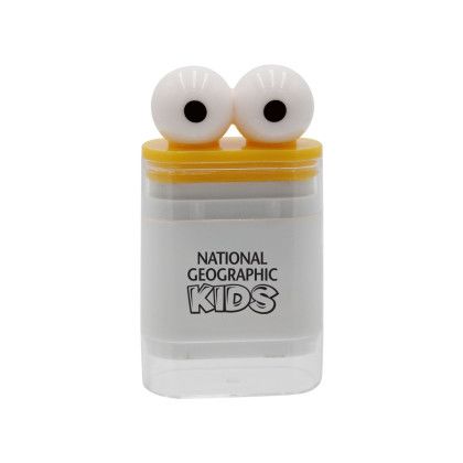 Custom Googly-Eyed Eraser/Sharpener - Yellow 