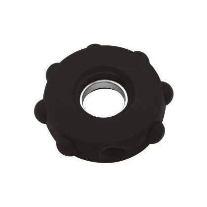 Custom Finger Spinning Pop It Fidget Sensory Toy - Black Side View