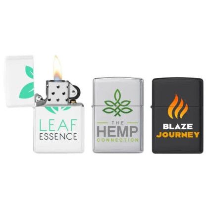 Custom Metal Flip-Top Lighter - Oil Wick - All Colors 