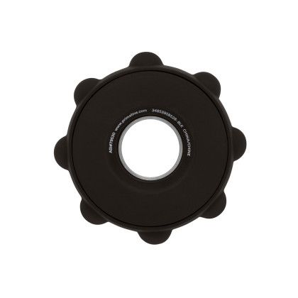 Custom Finger Spinning Pop It Fidget Sensory Toy - Black Back View