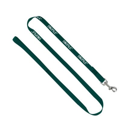 Custom Nylon Leash 3/4 Inch - Hunter green