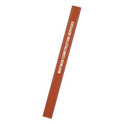 Custom International Carpenter Pencil - Orange