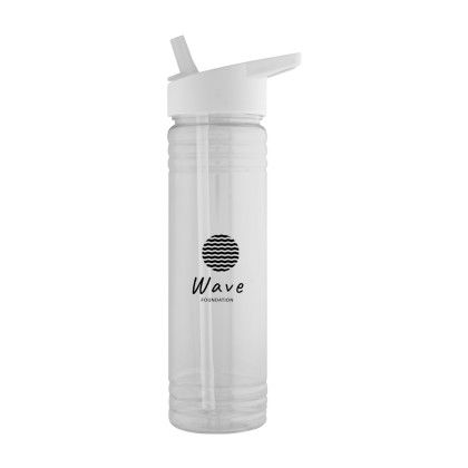 Custom 24 Oz. Ricky Rpet Bottle - Clear