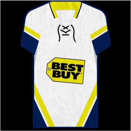 Custom 42" X 60" Jersey Shaped Beach Towel - Hockey Design 