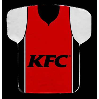 Custom 17" X 18" Jersey Shaped Cooling Towel - Design 5 Custom 17" X 18" Jersey Shaped Cooling Towel - Design 5