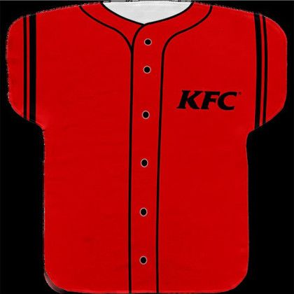 Custom 17" X 18" Jersey Shaped Cooling Towel - Design 2 Custom 17" X 18" Jersey Shaped Cooling Towel - Design 2