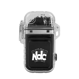 Custom IgniteLume Flashlight & All-Weather Lighter - Black 