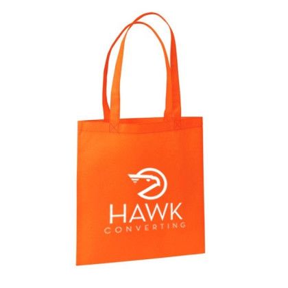 Custom Economy Non-Woven Tote Bag - Orange