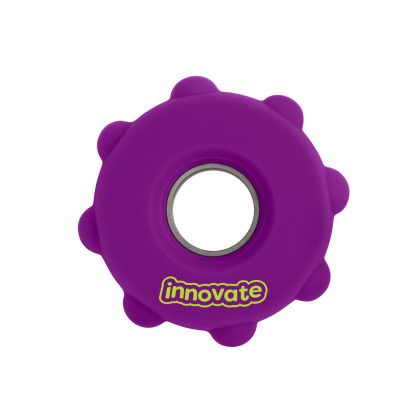 Custom Finger Spinning Pop It Fidget Sensory Toy - Purple 