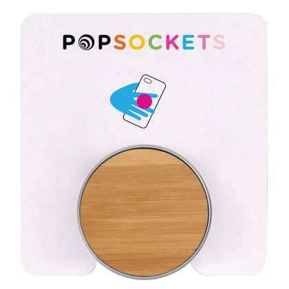 Custom Authentic PopSockets Rosewood Phone Grip - Bamboo