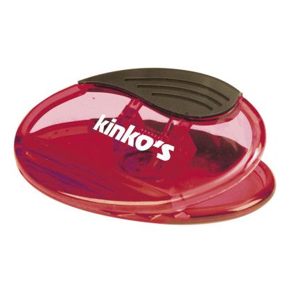 Custom Magnetic Oval Power Clip - Red