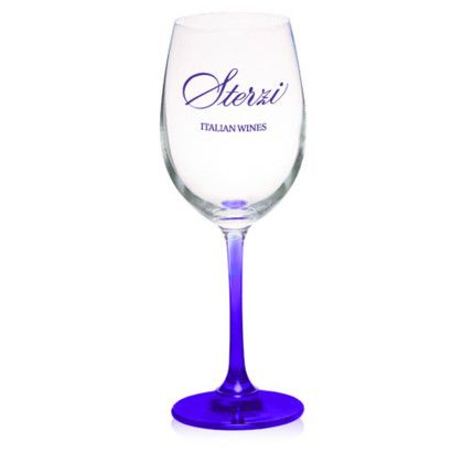 Custom 14 oz Wine Glasses - Purple 