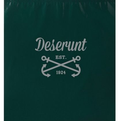 Custom Biodegradable Fold Over Die Cut Bag - 9 x 12 - Hunter Green