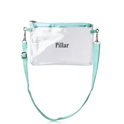 Custom Tulia Transparent Carrying Bags - Teal