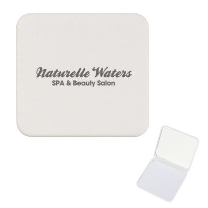 Custom Compact Mirror-Dual Magnification - White Custom Compact Mirror-Dual Magnification - White