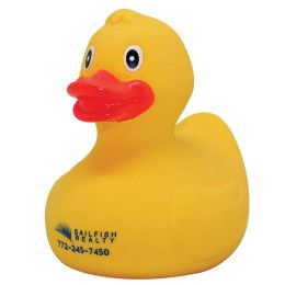 Custom Colorful 3.5" Rubber Ducks - Yellow