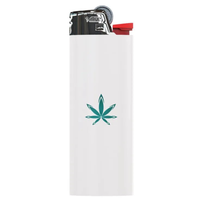 Custom Branded BIC Lighters - White