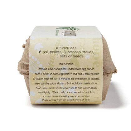 Custom Yellow Grow Your Own Garden of Hope - Yellow With Natural Back View