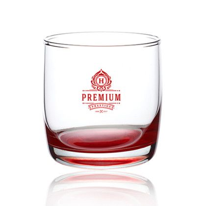 Custom 10 oz Monterrey Whiskey Glasses - Red Custom 10 oz Monterrey Whiskey Glasses - Red