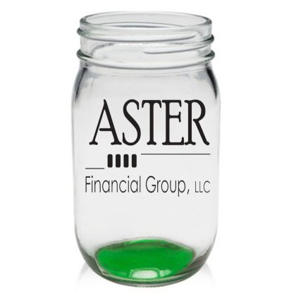 Custom 16 oz Mason Jars Drinking Glass - Green Custom 16 oz Mason Jars Drinking Glass - Green