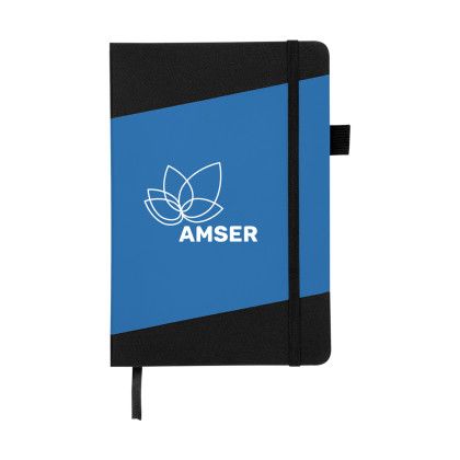 Custom Thoreau Recycled Journal - Royal Blue With Black 