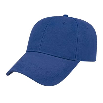 Custom X-Tra Value Structured Cap - Faux Leather Applique - Royal_XS