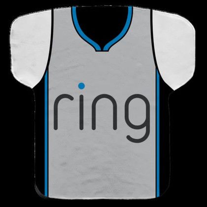 Custom 22" X 23" Jersey Shaped Cooling Towel - Basketball Design 2 Custom 22" X 23" Jersey Shaped Cooling Towel - Basketball Design 2