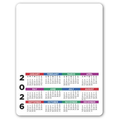 Wet Erase Promotional Magnetic Wall Board - Calendar