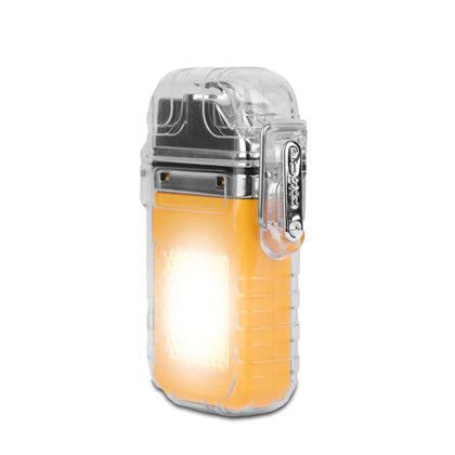 Custom IgniteLume Flashlight & All-Weather Lighter - Yellow Flashlight View