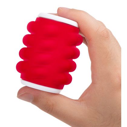 Custom Push Pop Bubble Spinning Fidget Sensory Toy - Red Lifestyle View Custom Push Pop Bubble Spinning Fidget Sensory Toy - Red Lifestyle View