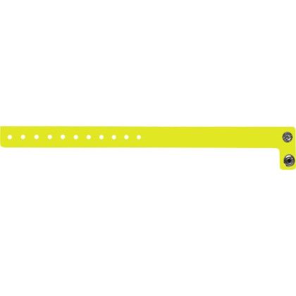 Custom Vinyl ReSnap Wristband- 3/4" - Yellow