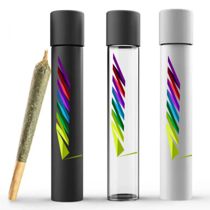 Custom Glass Pre Roll Joint Tube - All Colors 