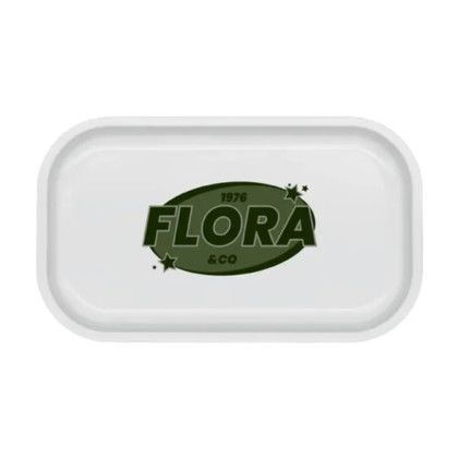 Custom Printed Rolling Tray - Medium - Matte White Custom Printed Rolling Tray - Medium - Matte White