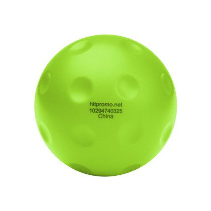 Custom Pickleball Stress Reliever - Lime Green Back View