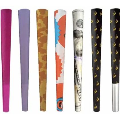 Custom Pre-Rolled Cones with Printed Papers - Different Designs 