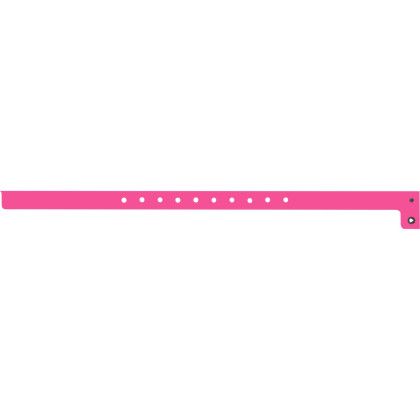 Custom Vinyl Wristband- 1" - Hot Pink 