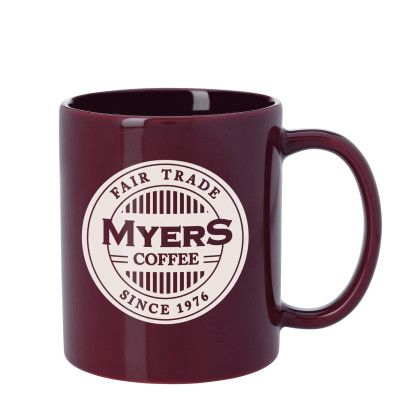 Custom Budget Color Mug - 11 oz - Maroon