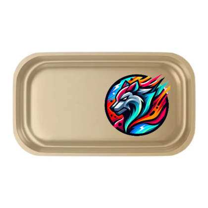 Custom Full Custom Printed Rolling Trays - Medium - Design 3