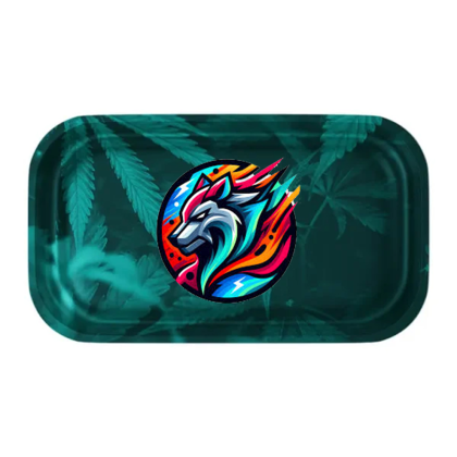 Custom Full Custom Printed Rolling Trays - Medium - Design 4