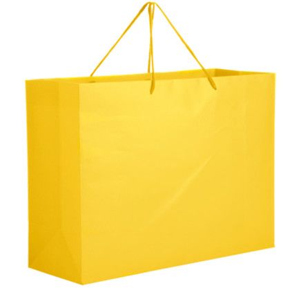 Custom Foil Stamp 16 x 12 Matte Laminate Euro Tote with Gusset - Sun