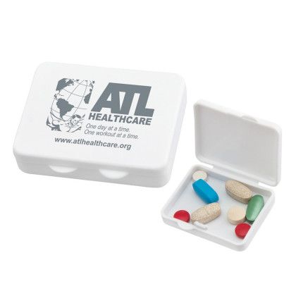 Custom Tough Guy Pillbox - White 