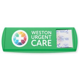 Custom Medi-Fey Bandage Dispenser - Green Custom Medi-Fey Bandage Dispenser - Green