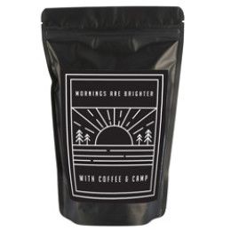 Custom Gourmet Coffee in Resealable Bag - Black 