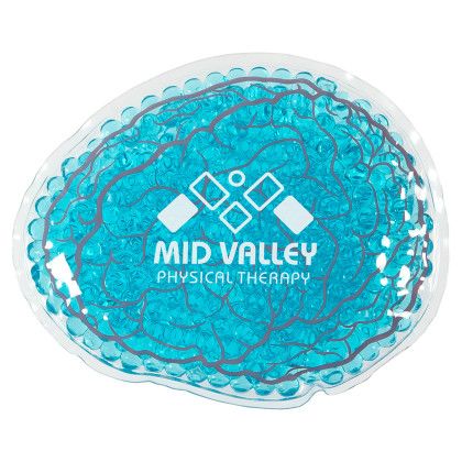 Custom Brain Hot/Cold Pack - Blue 