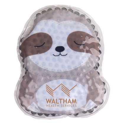 Custom Sloth Aqua Pearls Hot/Cold Pack - Light brown Custom Sloth Aqua Pearls Hot/Cold Pack - Light brown
