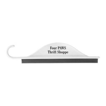 Custom Mini Squeegee - White With Gray Custom Mini Squeegee - White With Gray