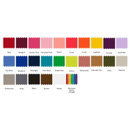 Custom Jetsetter Large - Clear Vinyl - Webbing Colors Custom Jetsetter Large - Clear Vinyl - Webbing Colors