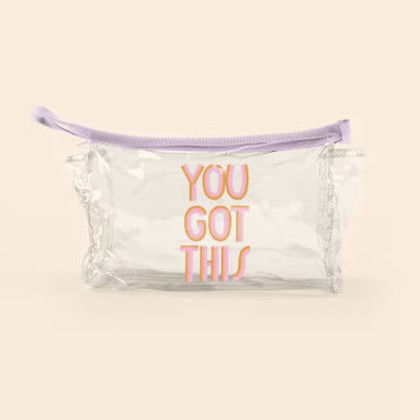 Custom Jetsetter Large - Clear Vinyl - Design 1 Custom Jetsetter Large - Clear Vinyl - Design 1