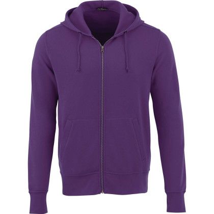 Custom Men's Cypress Fleece Full Zip Hoody - Purple Custom Men's Cypress Fleece Full Zip Hoody - Purple